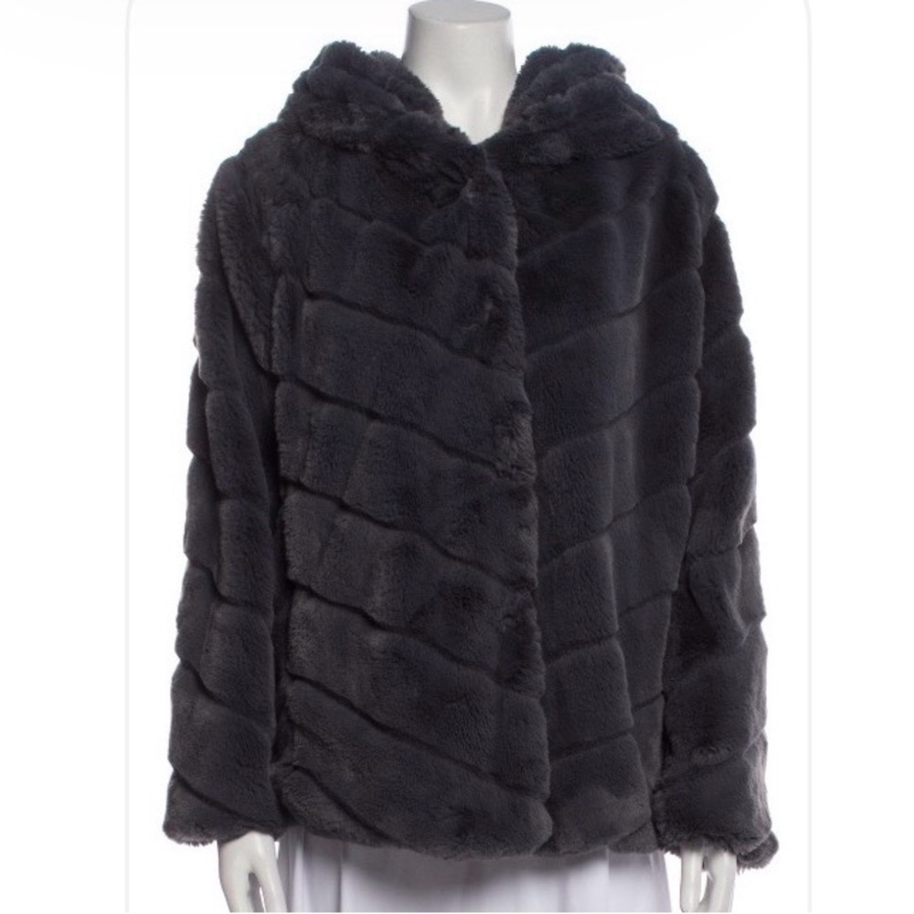 Women's Apparis Faux Fur Hooded Jacket Coat M